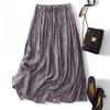 Casual Jacquard Skirt Women's Summer Elegant Thin A-line Skirt
