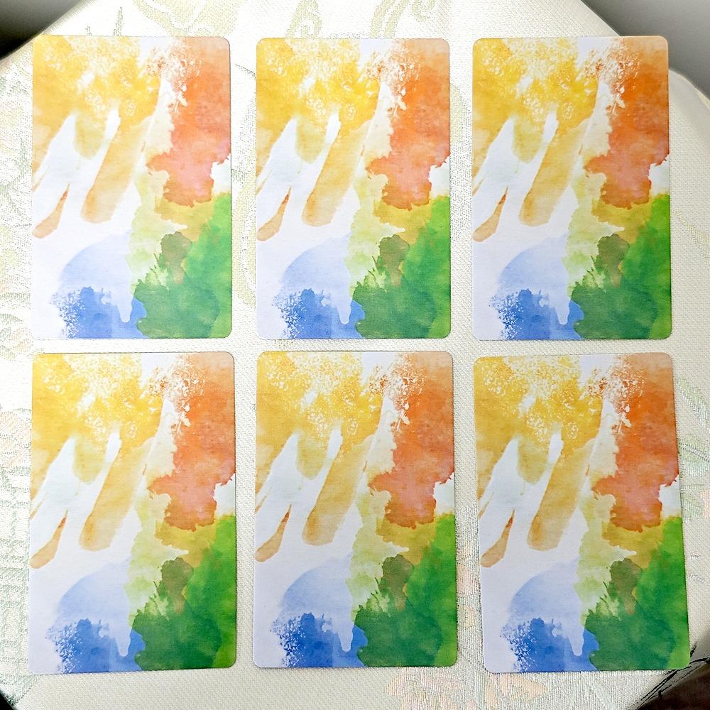 9*6 см Невинные секреты Ленорман 36 шт. Карточки Мягкие и нежные цвета, созданные с нежной и текучей природой акварели