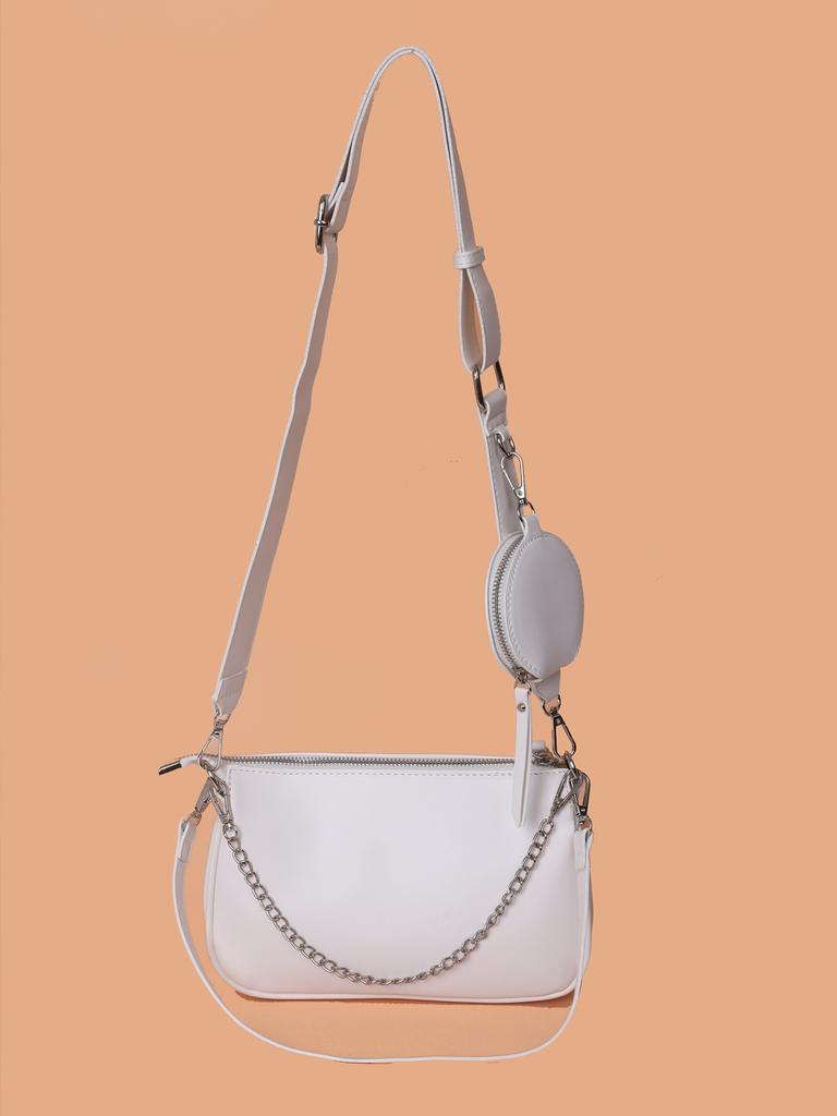 2025 новая сумка женская нишевая высококлассная сумка-мессенджер ретро универсальная в гонконгском стиле сумка под мышкой цепочка на плечо тренд