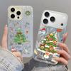 Christmas New Year Printing Case For iPhone Air 17 16e 16 15 14 Pro Max 13 17 Pro Max ShockProof TPU Hybrid Hard Phone Cover
