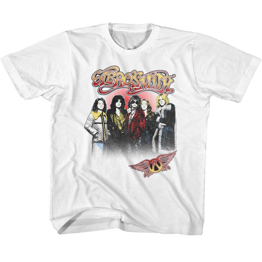 Aerosmith Крутые Куртки Белая Футболка для Молодежи