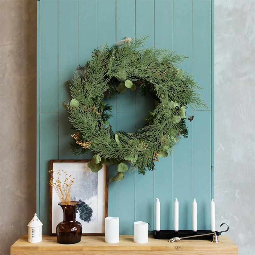 10pcs DIY Wreath Gifts Artificial Plants Pine Handmade Cypress Sprigs Branches Christmas Tree
