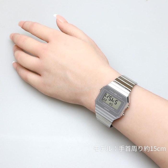 Casio Цифровые часы A700WEV-7A - Серебристые
