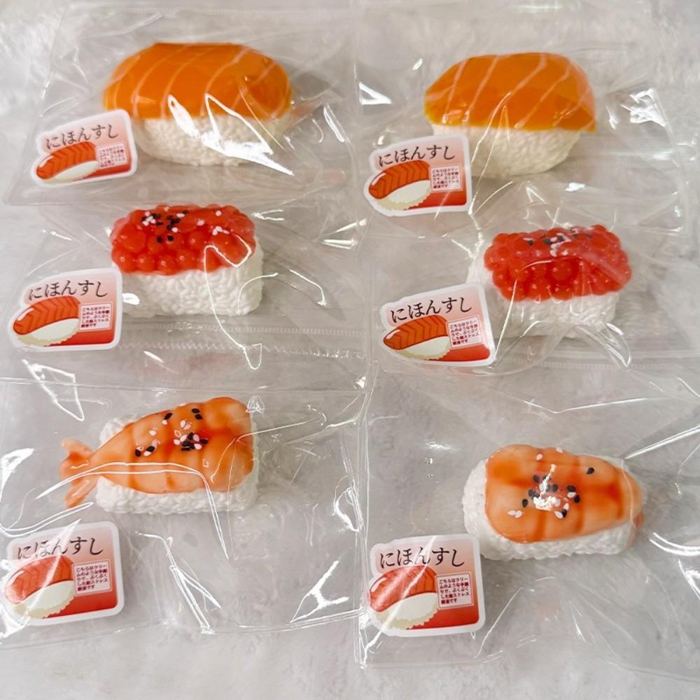 Silicone Sushi Squeeze Squishy Toys Slow Rebound Decompression Toy New Sensory Fidget Toy For Kids