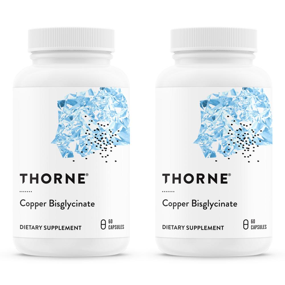 Thorne Research Капсулы с бисглицинатом меди 60 таблеток 2 шт.