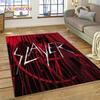 3D Ковер с изображением группы Rock Slayer в стиле хэви-метал для спальни, гостиной, дома, декора дивана, детских игр, большой напольный коврик, подарок