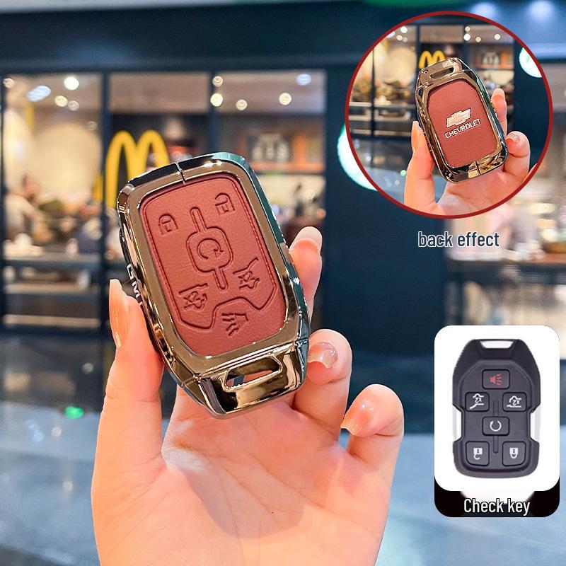 Чехол для ключей Chevrolet K5 Trax Cruze - Звезда Milesuo Металлическая пряжка Оболочка с полным покрытием