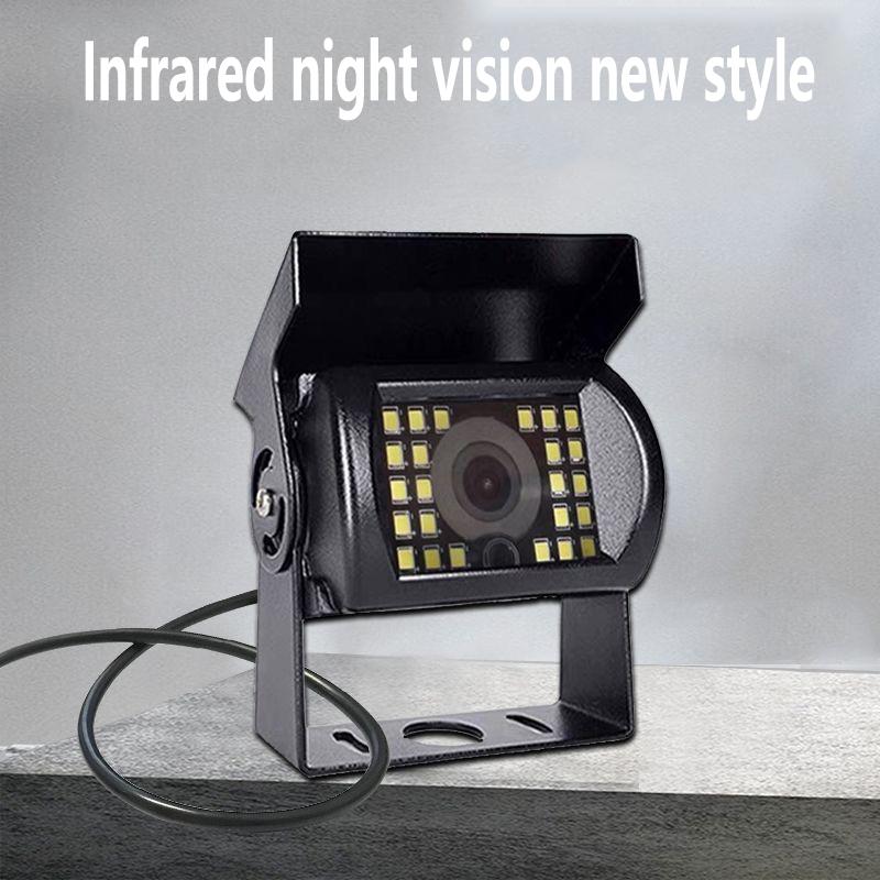 Камера заднего вида 4-контактный AV-порт ИК ночное видение Камера заднего хода Водонепроницаемая Для грузовика/прицепа/пикапа/фургона/тяжелой
