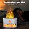 250 мл Аромадиффузор для эфирных масел Тип C Питание от USB Автоматическое отключение Ночник 4 цвета пламени Диффузор-солевая лампа