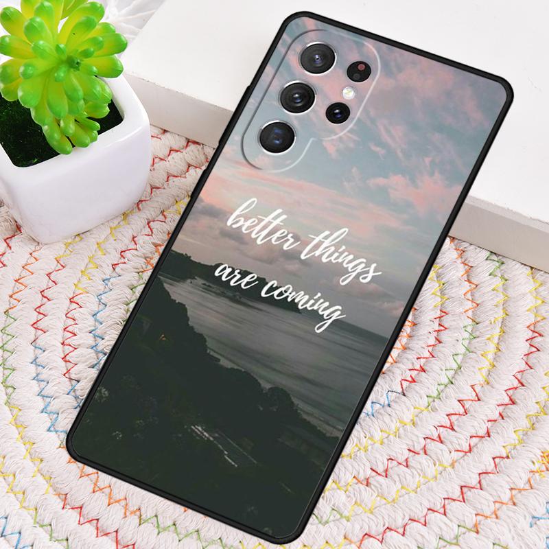 Путешествия горы море пляж цитаты ТПУ чехол для телефона для Samsung Galaxy note 10 pro S26 S25 S24 S23 S22 Ultra Plus S21 FE S20