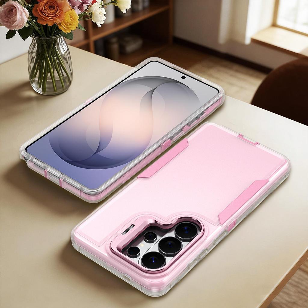 Для Samsung S26 + S25 S24 S23 Ultra Plus Чехол Гибридный Прочный Жесткий Задняя Крышка Телефона Защита Камеры Подставка Защитная Оболочка