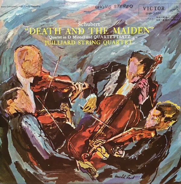 LP Record JUILLIARD STRING QUARTET - Schubert String Quartet No.14 Death SHP2226 VICTOR 1960 Japan Classical Used