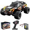 Ritaosan High Speed RC Car RC 4WD Popular for Children 2 Pieces Operation Time 80 Minutes LED Light 4 Wheel Drive Racing Remote Control Car Electric