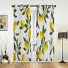 Лимоны и цветы оконные шторы для гостиной спальни роскошные современные кухонные шторы тканевые шторы