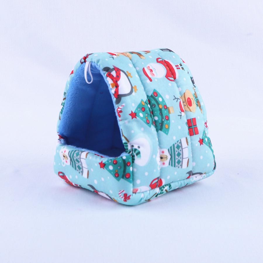 Попугай Теплый Гамак: Хлопковое гнездо из тигровой шкуры для мелких домашних животных, таких как хомяки, ежи, белки и морские свинки