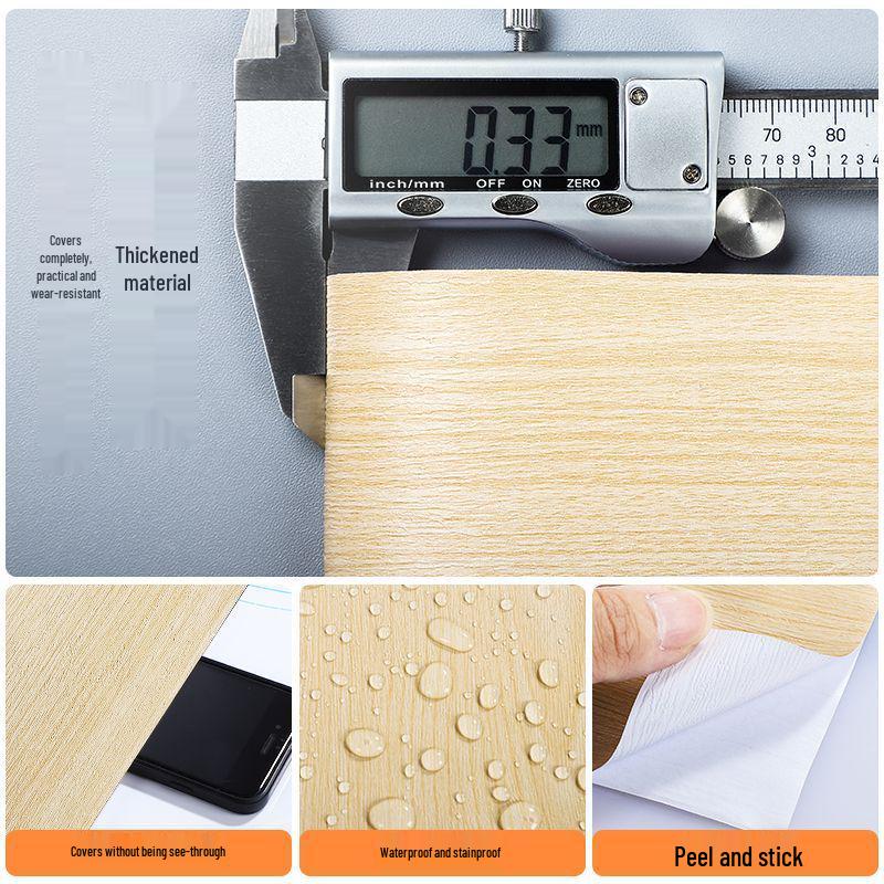 Самоклеящаяся отделочная полоса для ремонта дверной коробки с текстурой дерева