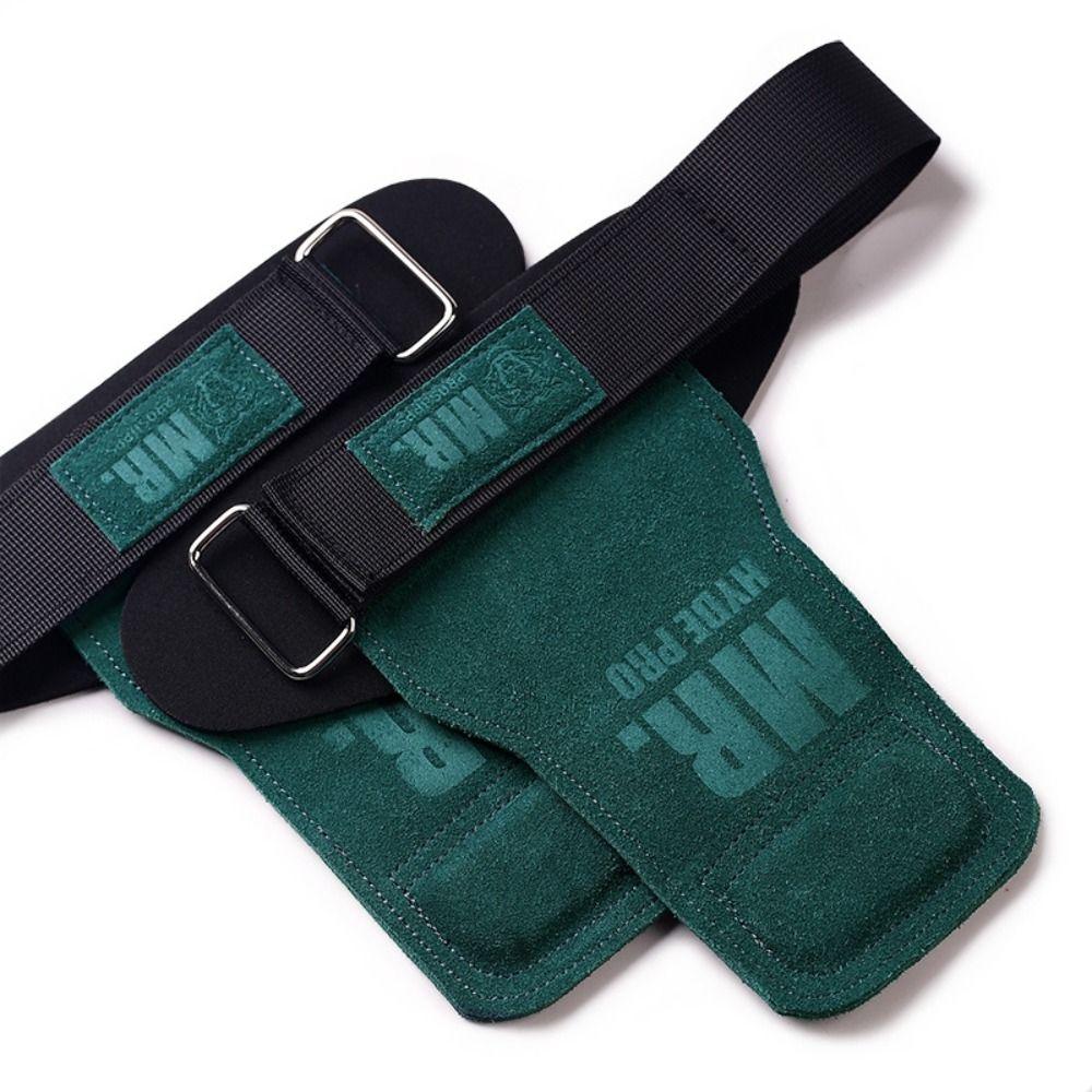 1 пара кожаных фитнес-лямки для пауэрлифтинга SBR Лямки для становой тяги Тренажерный зал/Фитнес