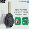 DR N5FVALTX3 ID73 PCF7930/PCF7931AS 315/433 МГц Автомобильный Пульт ДУ С Кодом Для BMW MINI Cooper R53 R56 MG ZR ZT ZS