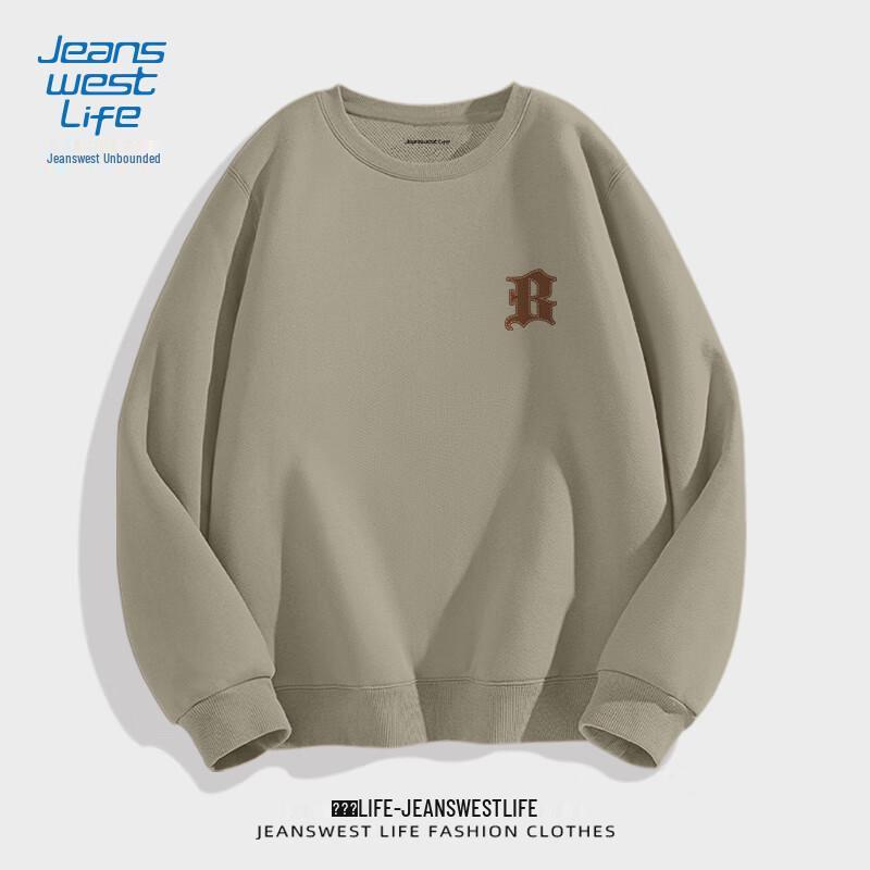 JEANSWEST LIFE Men's Crew Neck Sweatshirt
