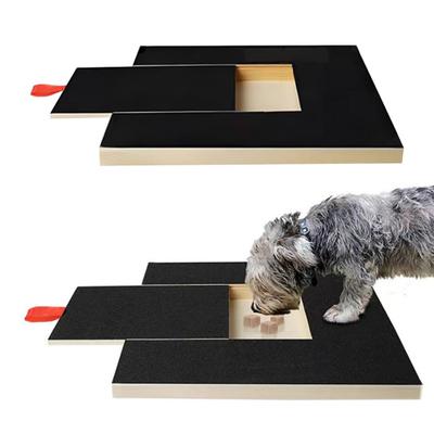 Когтеточка для собачьих когтей с коробкой для лакомств, деревянная доска для собачьих ногтей, коробка для закусок, шлифовальная машина для собачьих лап, самостоятельная доска-когтеточка для маленьких и средних собак