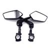 Vintage Motorcycles Scooter Handlebar Convex Mirror Black 22mm 7/8" for ATV Scooter Dirt Bike Universal Convex Mirror