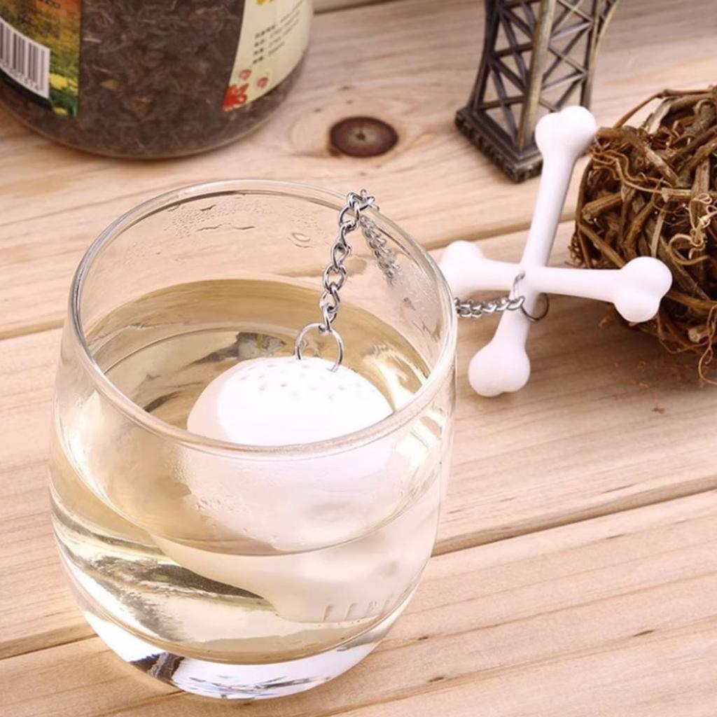 Свободный чайный лист заварочный фильтр в форме черепа для специй, ситечко для приправ, силиконовый фильтр для чайного пакетика, фильтр для специй, простое использование