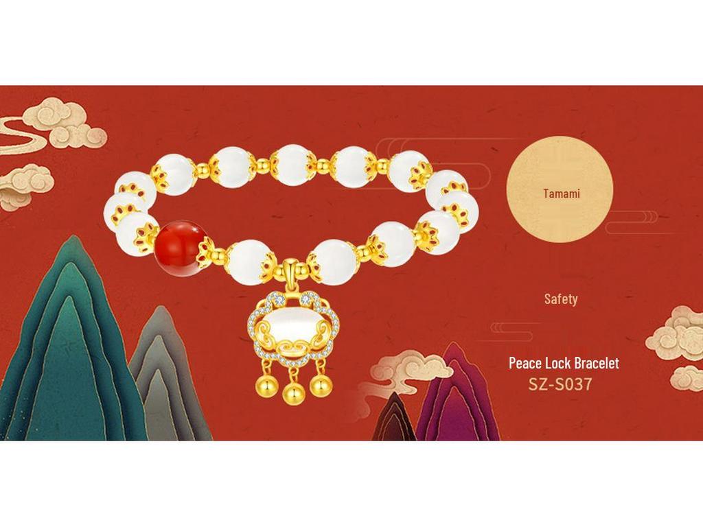 925 Sterling Silver Small Flower Butterfly Half-Bangle Half-Chain Bracelet - Light Luxury, High-End New Chinese National Style