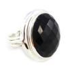 Silver 'Heaven' Onyx Ring