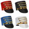 Military Royal Soldier Top Cap Drum Major Master Hats Marching Band Hat Halloween Performance Costume Accessorie Hat-nutcrackers