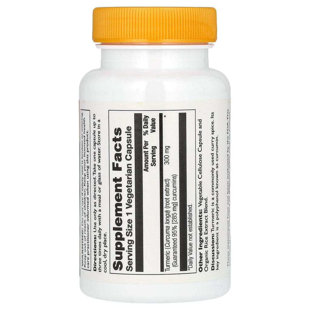 Thompson Turmeric Curcumin, 300 Mg, 60 Veggie Capsules