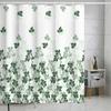 Цветочная шторка для душа в скандинавском стиле 180*180см с крючком