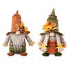 Delightful Thanksgiving Gnome Doll With Leaf Hat For Stylish Autumn Decoration Home