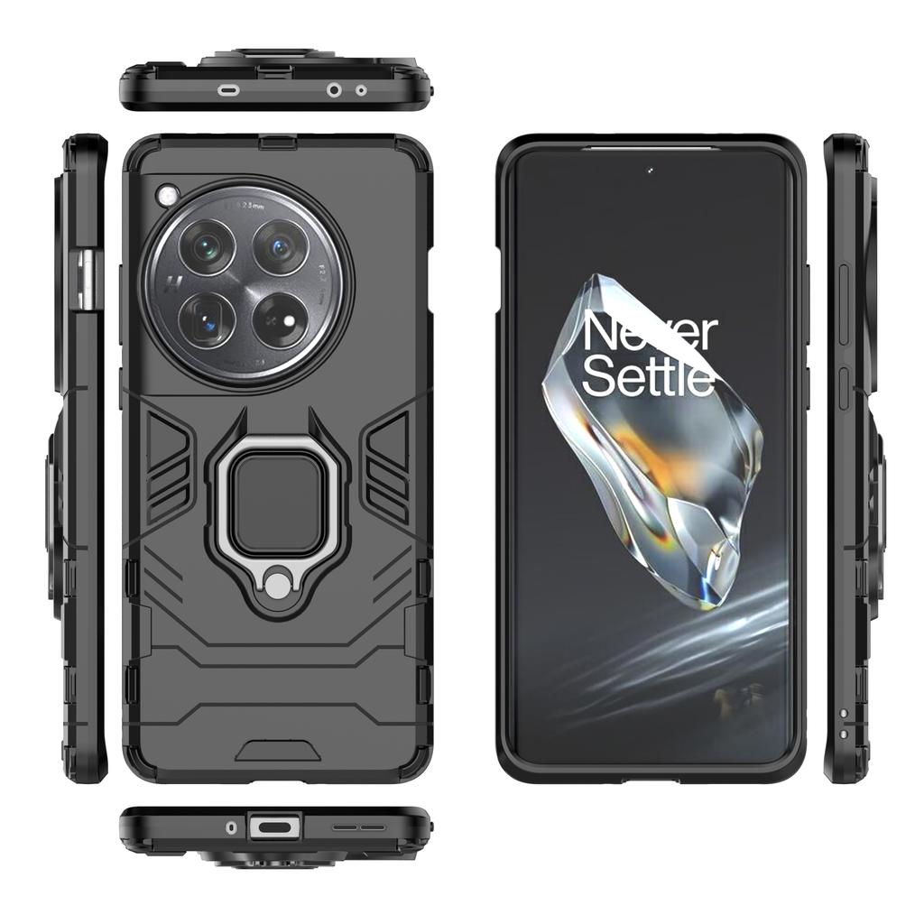 Ударопрочный чехол Armor для OnePlus 12 11R 10T 9R 9RT 8T 7T 6T Pro 5G бампер металлическое кольцо подставка задняя крышка