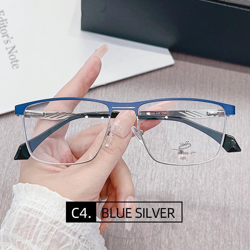 Мужские металлические очки с защитой от синего света — идеально подходят для путешествий, вождения и уличного стиля
