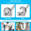 Multifunctional Basin Wrench, Adjustable Sink Faucet Wrench for Plumbing, Water Pipe, Under Sink Repair Tool