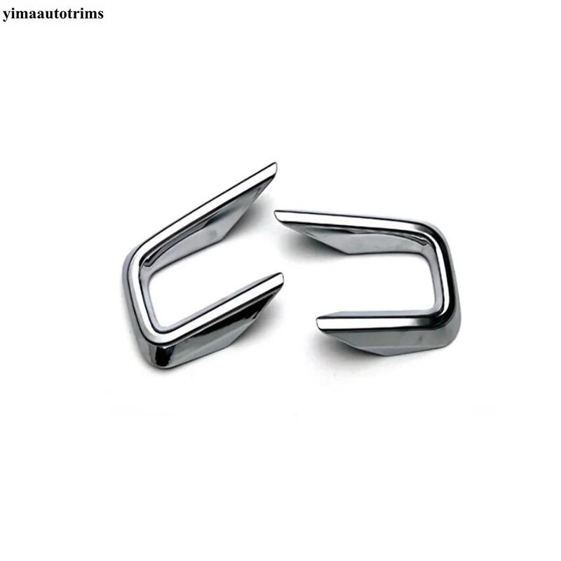 Car Front Bumper Fog Lights Lamps Frame Decor Cover Trim ABS Chrome Accessories Exterior Refit Kit For Lexus LBX 2024 2025 2026