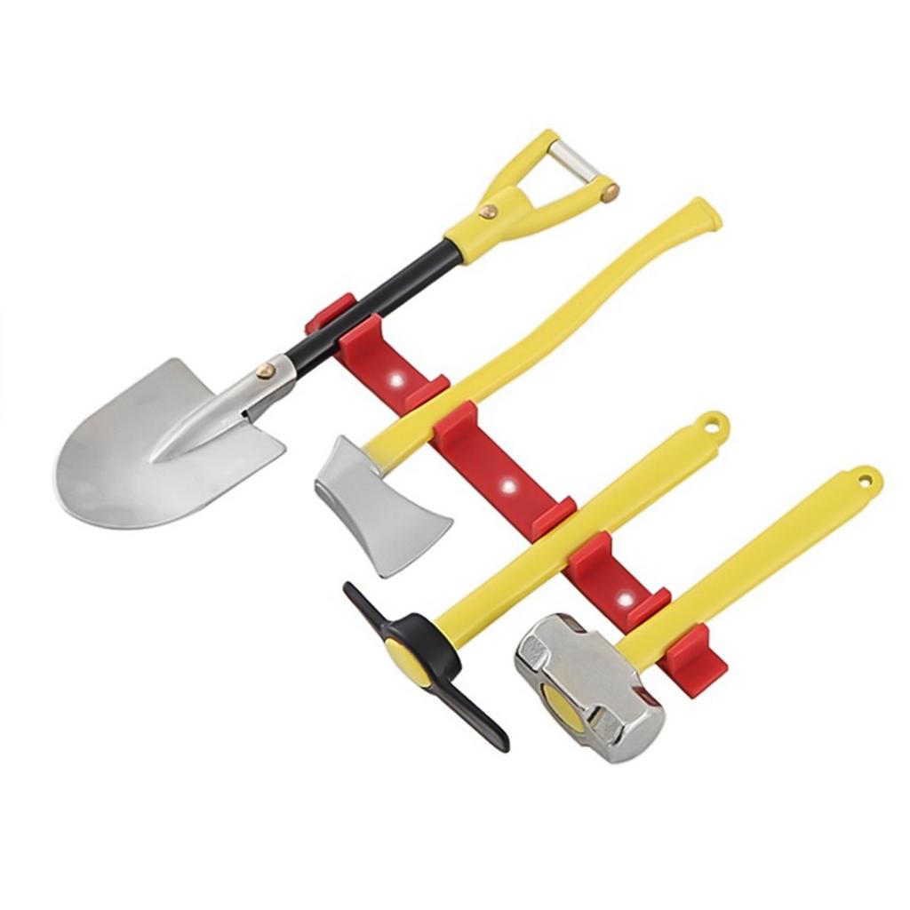 Metal Shovel Hammer Pickaxe Axe Set 1 10 Scale Accessories Replacement for Axial SCX10 TRX4 D90 Remote Control Crawler