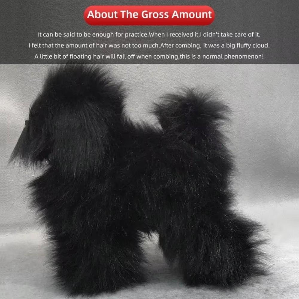Synthetic Fiber Pet Grooming Mannequin Grooming Training Head For Pet Grooming Students