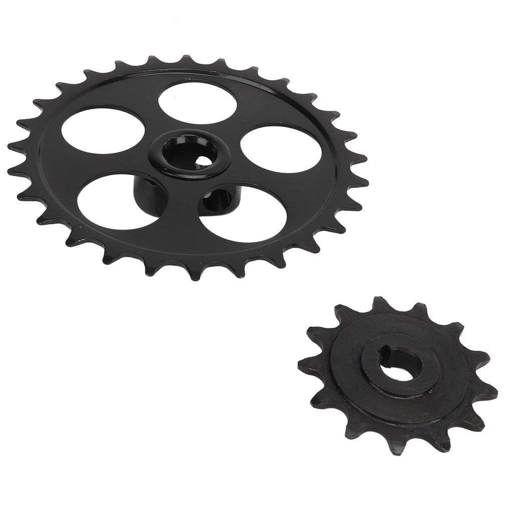 410 28T Sprocket 13T Sprocket Kit Carbon Steel Sprocket Accessory for DIY ATV Motorcycle Bicycl