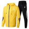 Fashion Mens Tracksuit Designer Hooded Sweatshirts+Jogger Pants High Quality Gym Outfits Casual Sports Zipper Hoodie Set