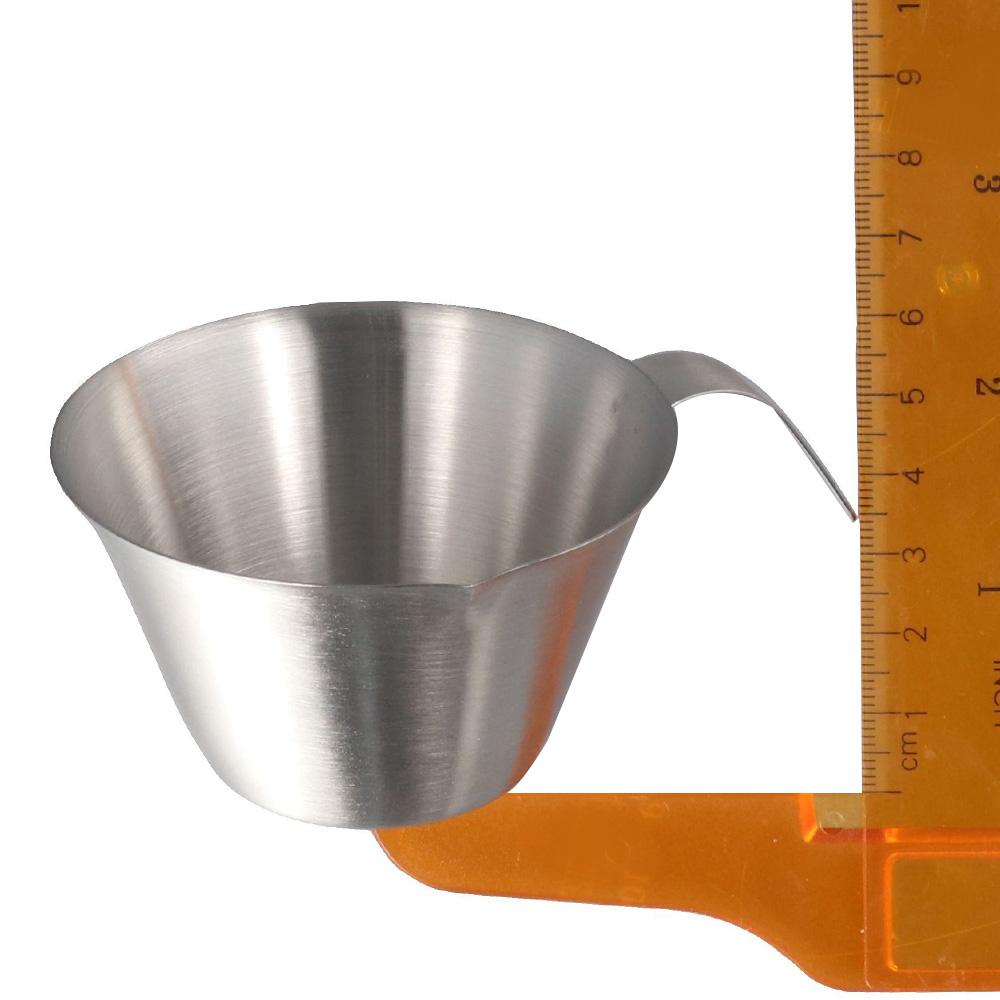 Мерный стакан из нержавеющей стали Эргономичная ручка Унция Стакан Стаканчики для эспрессо Бариста