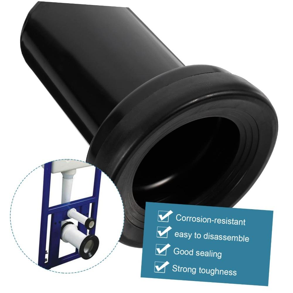 2pcs Wall-mounted Toilet Parts PP Toilet Waste Pipe Lengthened Flushing Tube Rear Discharge Toilet