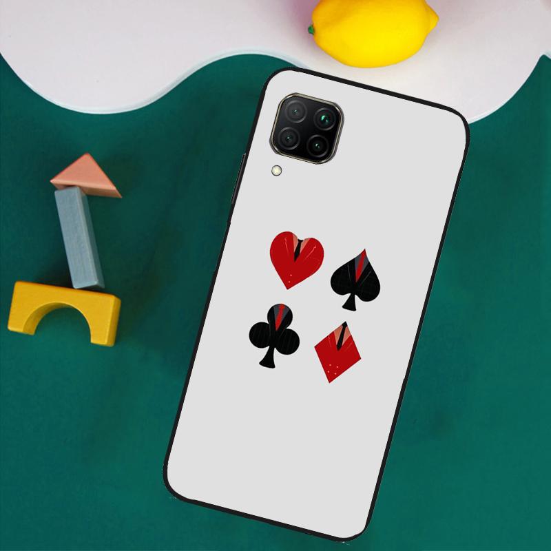 Чехол для Huawei Nova Y73 Y72 Y70 Y90 Y60 Y61 Y91 12s 12i 11i 8i 9 10 SE P40 Lite P30 P60 Pro с рисунком Туз пик для покера