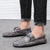 Новые повседневные лоферы мужские мокасины на мягкой подошве весенние кожаные туфли удобные на плоской подошве для ходьбы на улице повседневная обувь
