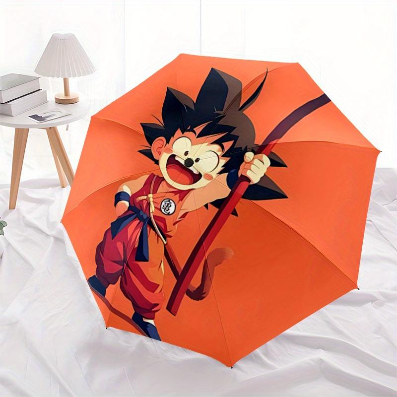 1pc Dragon-Ball Automatic Opening/closing Umbrella, Foldable Sunshade, Perfect Gift for Friends, Durable Handle y250812091