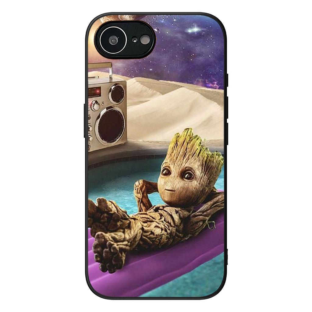 Чехол для телефона Стражи Галактики Грут для Apple iPhone 16 15 14 11 Pro Max 7 8 Plus SE2 SE3 SE 2022 2020