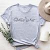 Tee Top Fashion T Shirt Clothing 90s Sweet Lovely Dog Pet Style Trend Casual Short Sleeve Women Print Lady Female Graphic T-shirt