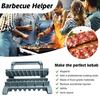 Приспособление для приготовления шашлыка для кебаба, простой в использовании антипригарный инструмент для барбекю, кебаба для мяса, овощей, форма для чистки шампуров без проблем