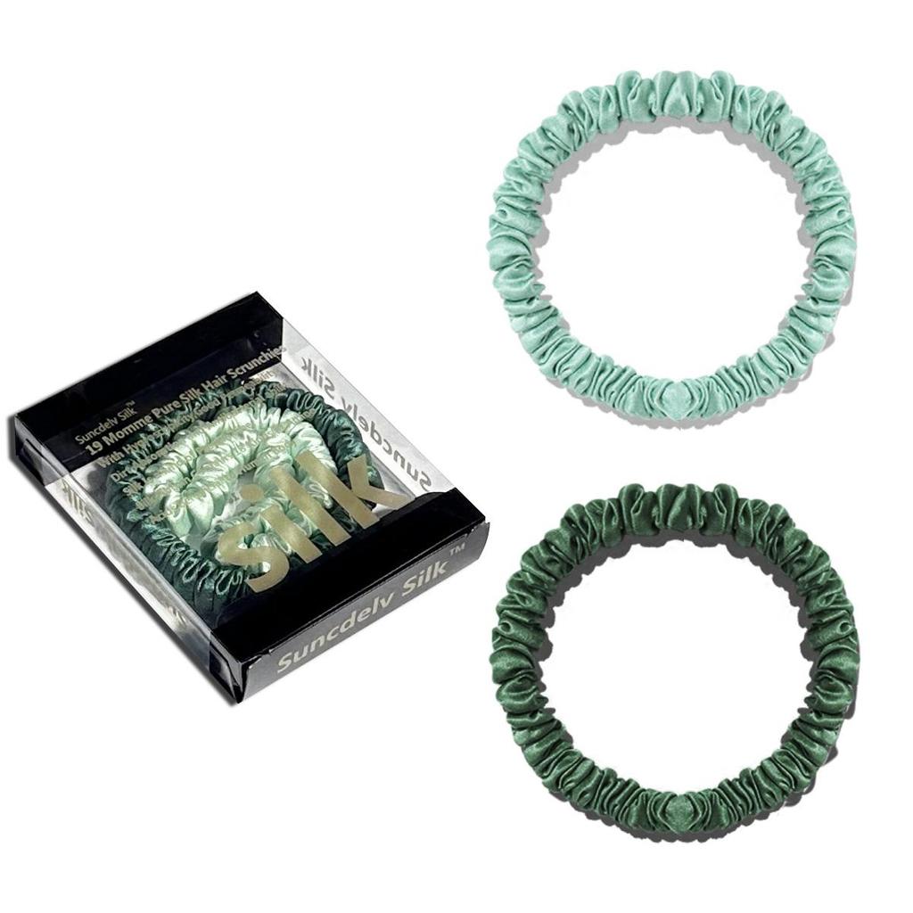 1 коробка, резинки для волос из 100% чистого шелка шелковицы, шелковые резинки для волос, резинки для волос, узкие резинки для волос, держатели для хвостиков, аксессуары для ухода за волосами