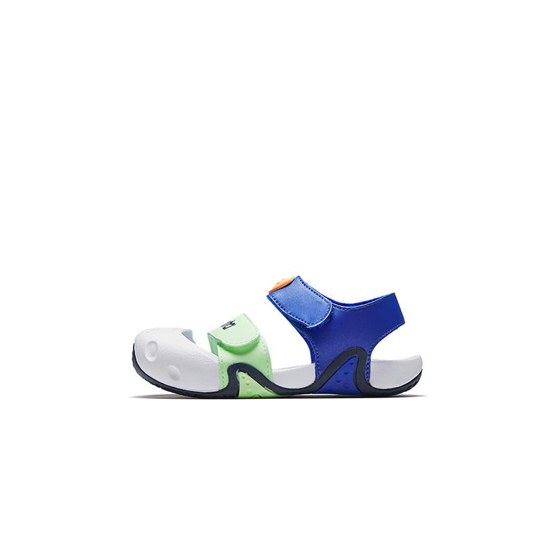 Anta Детские кроссовки Starfish из искусственной кожи, удобные, повседневные, нескользящие, амортизирующие, с низким верхом, для ходьбы, детские туфли, синие, зеленые, белые 312420071-3